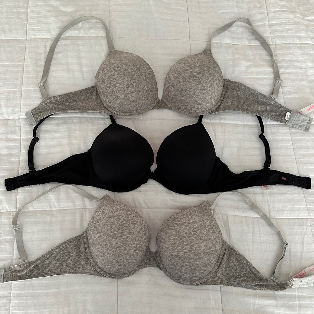 VS Pink Wear Everywhere Push-Up Bras
